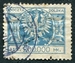 N°0282-1924-POLOGNE-AIGLE-200000M-BLEU CLAIR 