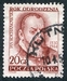 N°0723-1953-POLOGNE-JAN KOCHANOWSKI-POETE-20GR-BRUN ROUGE 