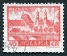 N°1055-1960-POLOGNE-VILLES-POZNAN-40GR-ROUGE 