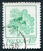 N°2141-1974-POLOGNE-FLEURS-TREFLE-1Z50-EMERAUDE 