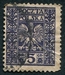N°0346-1928-POLOGNE-AIGLE-5G-VIOLET FONCE 