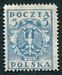 N°0242-1922-POLOGNE-AIGLE NATIONAL-5F-BLEU 