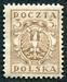 N°0159-1919-POLOGNE-AIGLE-3F-BISTRE 