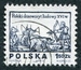 N°2190-1974-POLOGNE-GRAVURE S/BOIS-ARCHER-1Z50-BLEU NOIR 