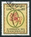 N°0959-1966-ITALIE-8EME JOURNEE DU TIMBRE-20L 