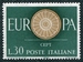N°0822-1960-ITALIE-EUROPA-30L-VERT ET OCRE 