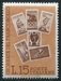 N°0915-1964-ITALIE-6E JOURNEE DU TIMBRE-15L-BRUN JAUNE 