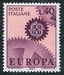 N°0968-1967-ITALIE-EUROPA-40L-LILAS BRUN 