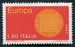 N°1047-1970-ITALIE-EUROPA-50L-ROUGE ET OCRE 