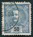 N°0132-1895-PORT-CHARLES 1ER-50R-BLEU 
