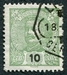 N°0126-1895-PORT-CHARLES 1ER-10R-VERT JAUNE 