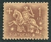 N°0779-1953-PORT-SCEAU DU ROI DENIS-1E-BRUN ROUGE S/BRUN  