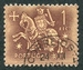 N°0779-1953-PORT-SCEAU DU ROI DENIS-1E-BRUN ROUGE S/BRUN  