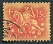 N°0781-1953-PORT-SCEAU DU ROI DENIS-1E50-ROUGE BRUN S/PAILLE 