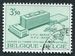 N°1529-1970-BELGIQUE-BATIMENT DE L'UPU A BERNE-3F50-VERT 