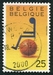 N°2363-1990-BELGIQUE-SPORT-BASKET BALL CHAISE ROULANTE-25F 