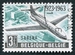 N°1259-1963-BELGIQUE-40E ANNIV DE LA SABENA-AVION-3F 