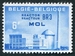 N°1197-1961-BELGIQUE-REACTEUR BR3 EUROTOM-6F-BLEU 