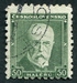 N°0267-1930-TCHECOS-PRESIDENT MASARYK-50H-VERT FONCE 