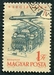 N°0216-1958-HONGRIE-AVION ET OPERA DE BUDAPEST-1FO 