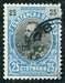 N°0056-1901-BULGARIE-FERDINAND 1ER-25S-BLEU ET NOIR 