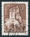 N°1342-1960-HONGRIE-CHATEAUX-CSEZNEK-3FO-BRUN 