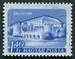 N°1400-1960-HONGRIE-CHATEAUX-SIKLOS-1FO40-BLEU FONCE 