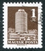 N°1563A-1969-HONGRIE-HOTEL BUDAPEST-1FO-BRUN 