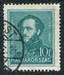 N°0453-1932-HONGRIE-COMTE SZECHENYI-10FI-VERT BLEU 
