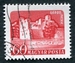 N°1338-1960-HONGRIE-CHATEAUX-SAROSPATAK-60FI-ROUGE 