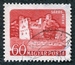 N°1338-1960-HONGRIE-CHATEAUX-SAROSPATAK-60FI-ROUGE 
