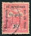 N°0147-1915-HONGRIE-COURONNE ET OISEAU TURUL-10FI-ROUGE 