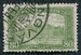 N°0177-1916-HONGRIE-PARLEMENT DE BUDAPEST-80FI-VERT JAUNE 