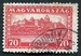 N°0394-1926-HONGRIE-PALAIS ROYAL BUDAPEST-70FI-ROUGE 