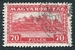 N°0394-1926-HONGRIE-PALAIS ROYAL BUDAPEST-70FI-ROUGE 