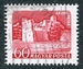 N°1338-1960-HONGRIE-CHATEAUX-SAROSPATAK-60FI-ROUGE 