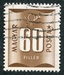 N°0194-1952-HONGRIE-60FI-BRUN CHOCOLAT 