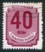 N°0177-1946-HONGRIE-40FI-ROSE LILAS 