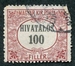 N°04-1921-HONGRIE-100FI-ROUGE CARMINE 