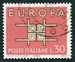 N°0895-1963-ITALIE-EUROPA-30L-ROSE BRUN 