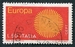 N°1047-1970-ITALIE-EUROPA-50L-ROUGE ET OCRE 