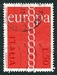 N°1072-1971-ITALIE-EUROPA-50L-CARMIN ET ROUGE 