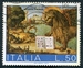 N°1134-1973-ITALIE-TABLEAU-LION DE ST MARC-VENISE-50L 