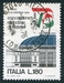 N°1256-1976-ITALIE-PAVILLON FOIRE DE MILAN-EXPO PHILATELIQUE 