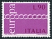 N°1073-1971-ITALIE-EUROPA-90L-LILAS BRUN 