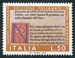 N°1111-1972-ITALIE-DIVINE COMEDIE-IMPRIME A FOLIGNO-50L 