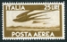 N°119-1945-ITALIE-OISEAUX STYLISES-25L-BISTRE BRUN 