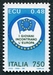 N°1907-1991-ITALIE-RENCONTRE JEUNES AVEC L'EUROPE-750L 