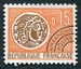 N°124-1964-FRANCE-MONNAIE GAULOISE-15C 
