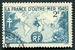 N°0741-1945-FRANCE-LA FRANCE D'OUTRE-MER-2F-BLEU VERT 